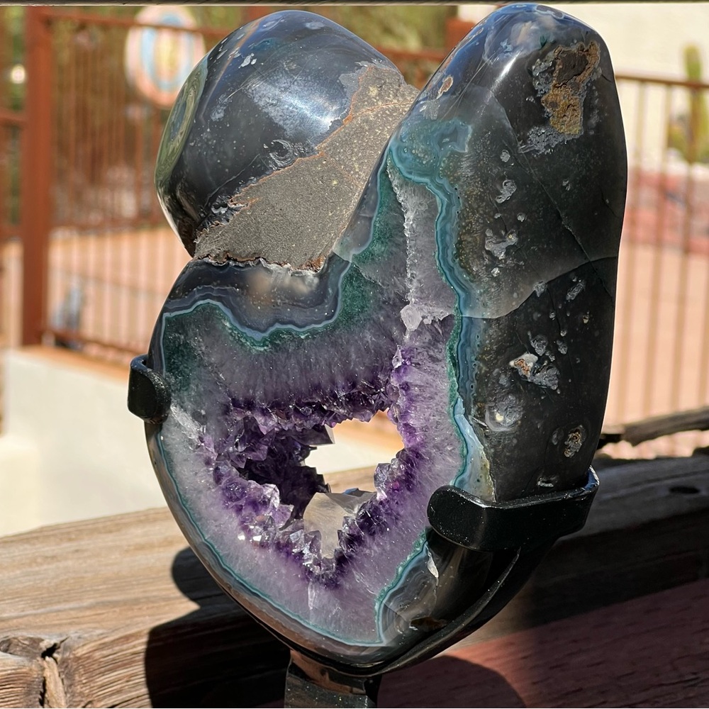Purple Amethyst with Calcite 💜💎 PAC12 - Picture 5 of 6